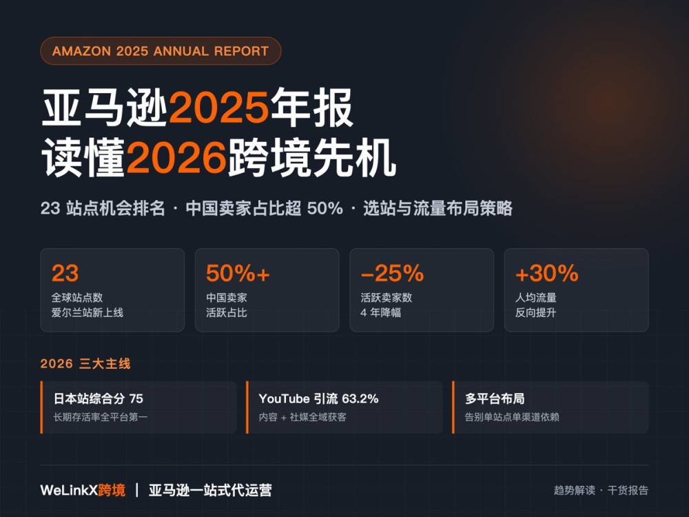 2025 亚马逊年度报告全解读：读懂 4 大趋势，抢占 2026 跨境先机